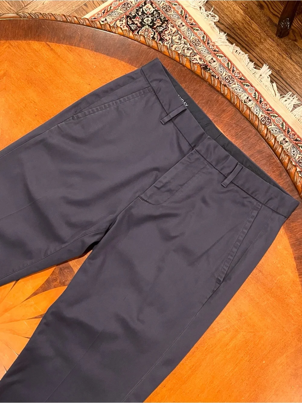 Bonobos Men’s Weekday Warrior Tailored Fit Dress Pants Monday Blue 30x34 Office